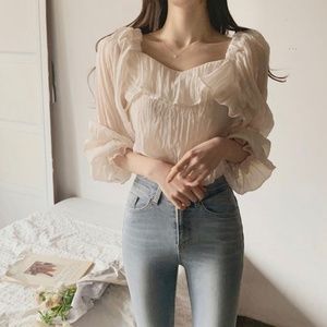 Ruffle blouse